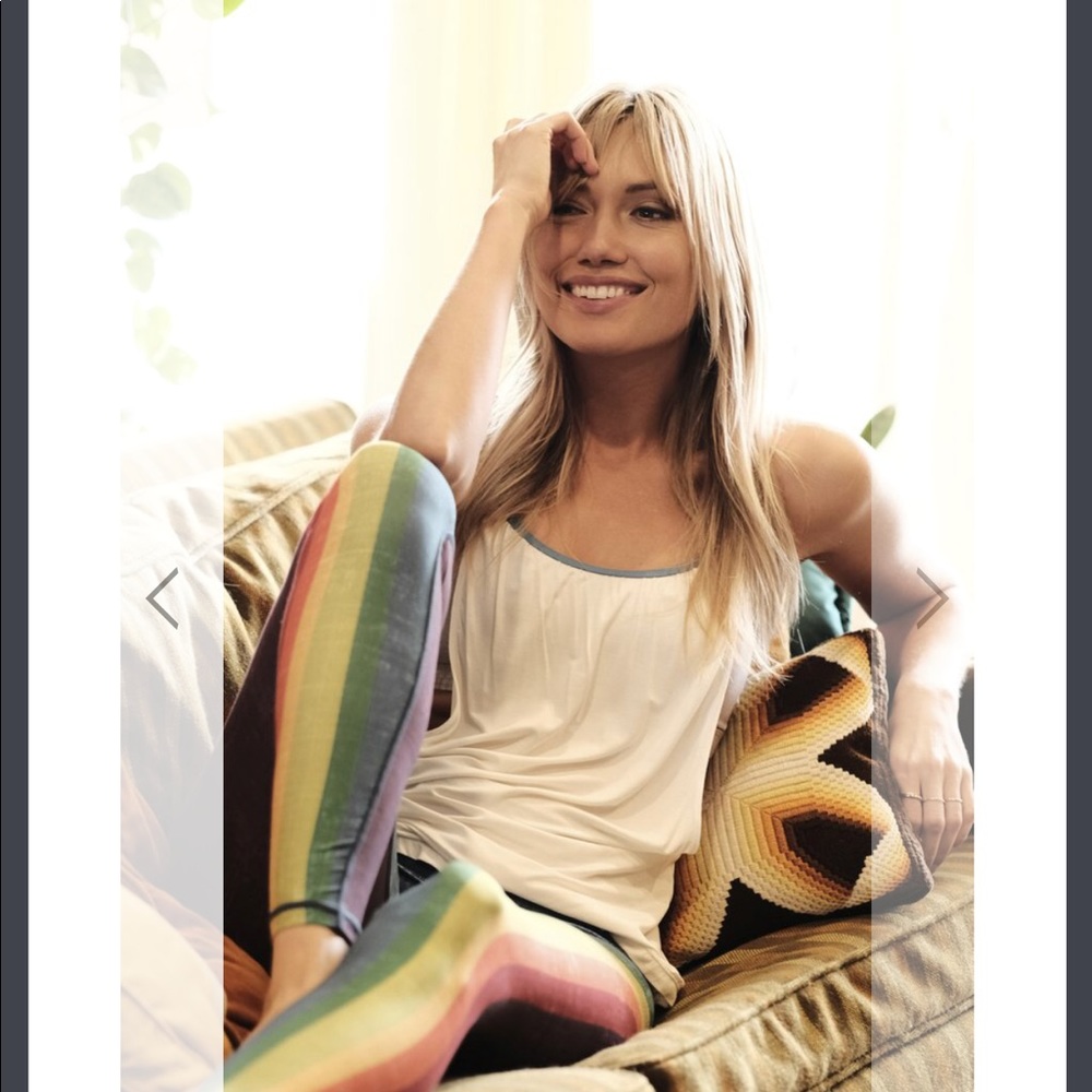 Niyama Sol Retro Rainbow Barefoot Legging XS